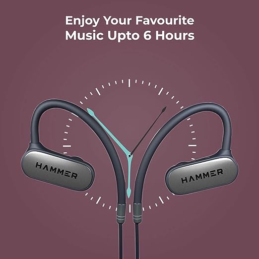 HAMMER Grip in The Ear Bluetooth Headphone with mic Blue HAMMER Grip in The Ear Bluetooth Headphone with mic Blue
